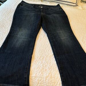 White House Black Market Dark Wash Flare Jeans - 12S